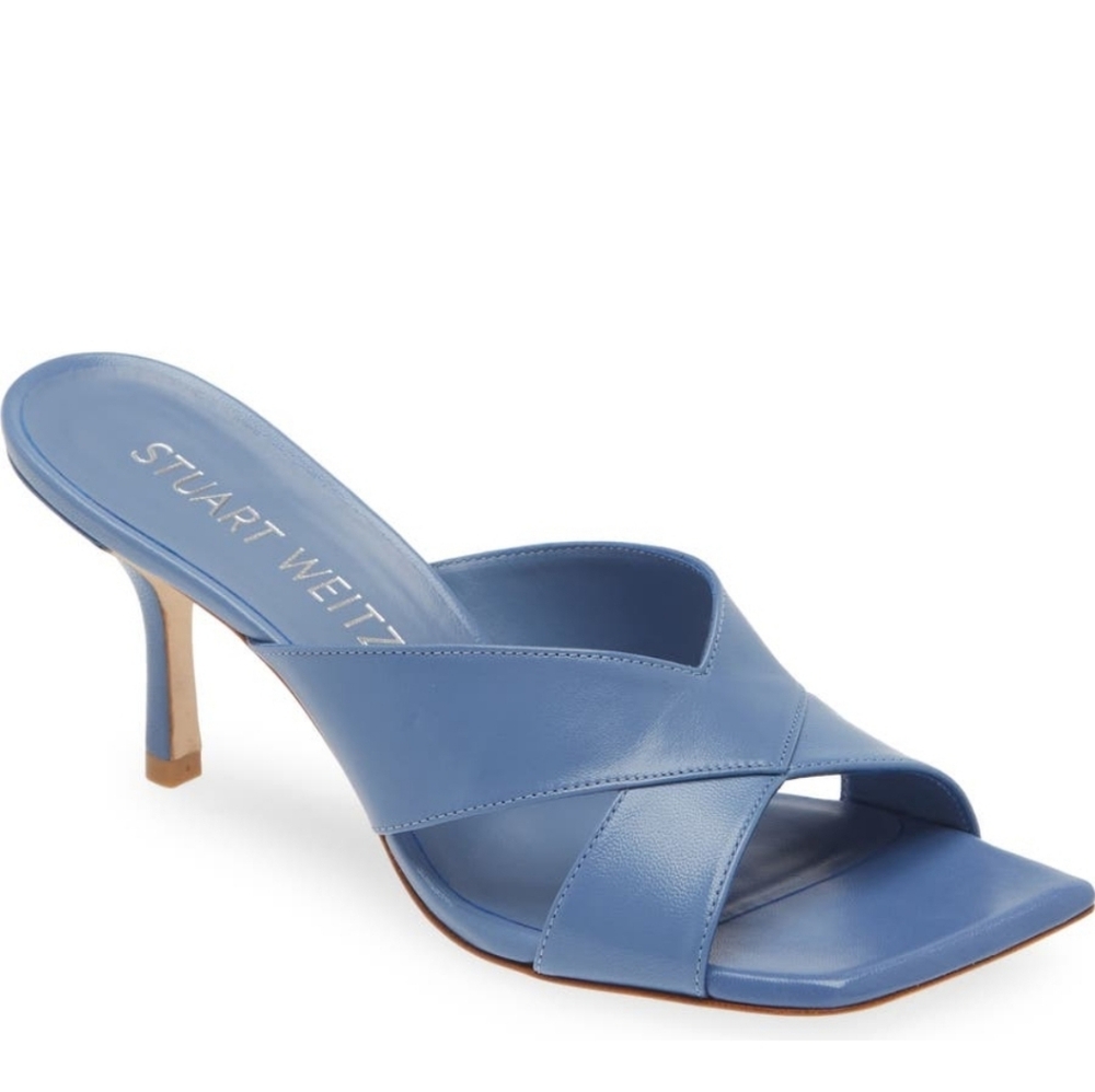 Stuart Weitzman Women's Blue Heeled Sandals